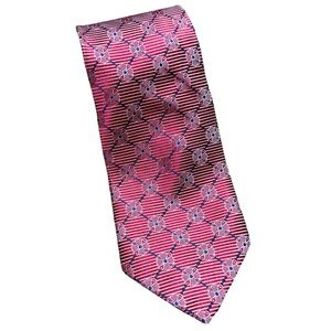 Stafford Geometric All Silk Tie EUC